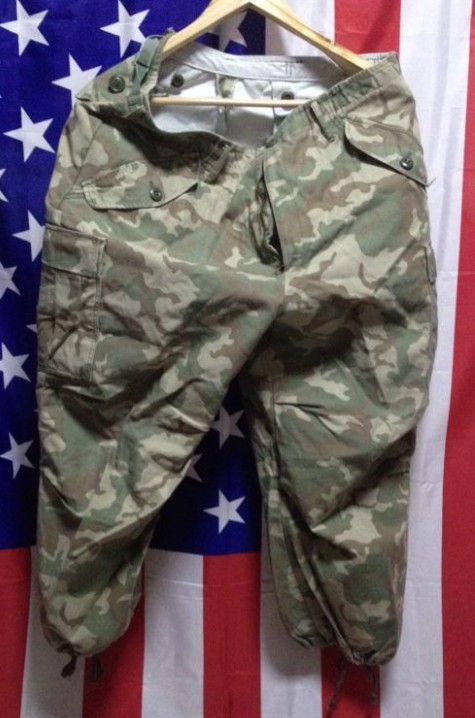 American Lu Junjun clothing vintage vintage zombie resurrection camouflage M65 pants DIY