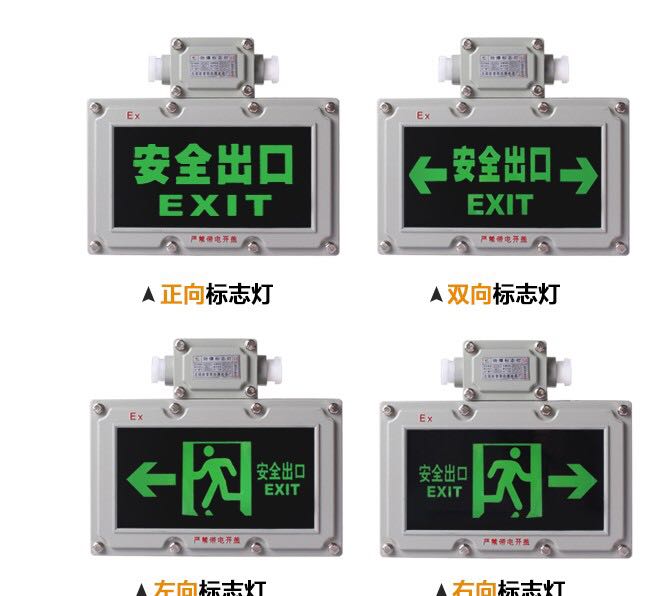 Shenyang New Dawn Explosion Protection Sign Lamp Explosion Proof Safety Exit Two-way Left to Right Safety Exit