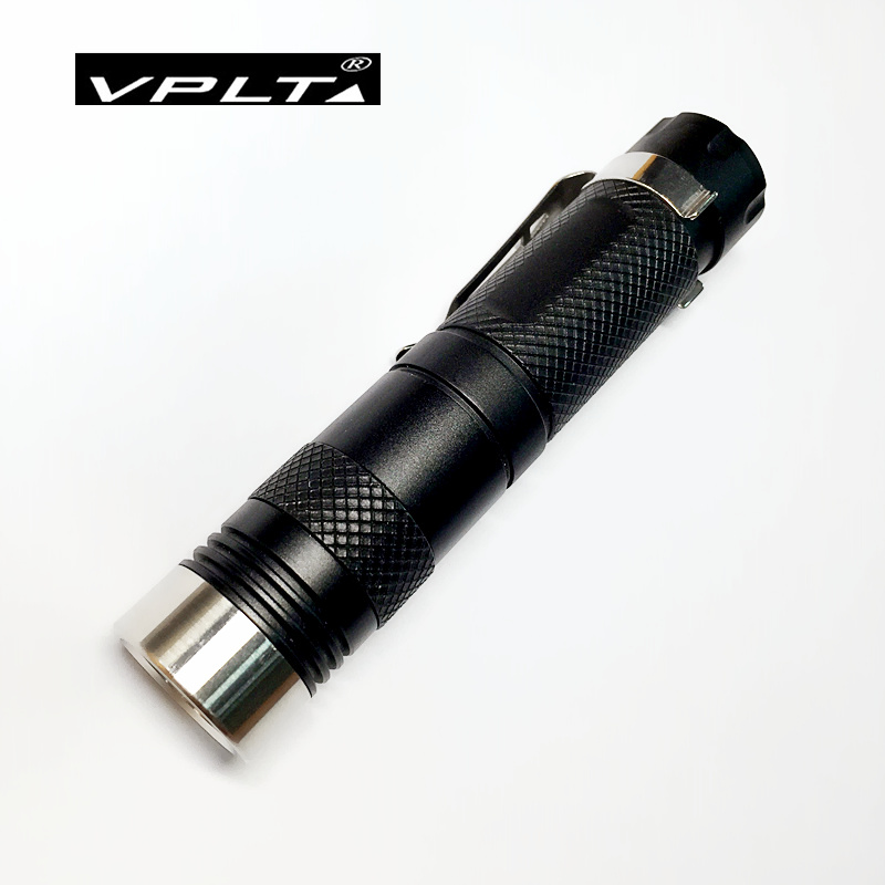 VPLT bright light T6 U2 rechargeable waterproof flashlight pocket 2Mmini small straight magnetic control rotary dimming super bright