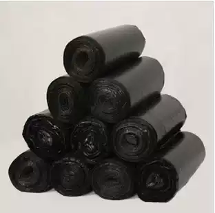 Point-off continuous roll small garbage bag thickened 45*55cm black 30 rolls wholesale