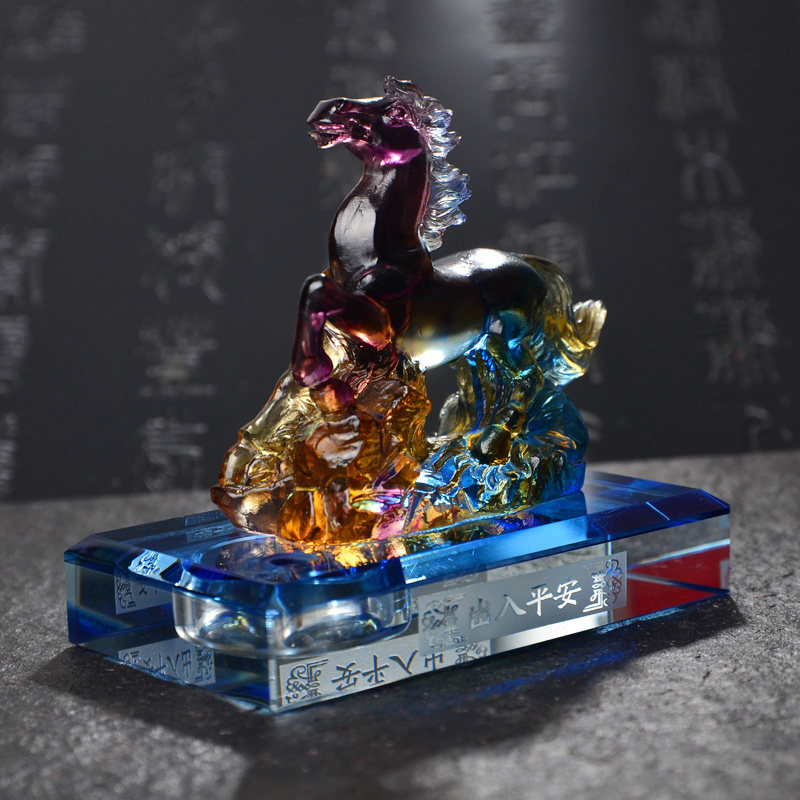 汽车香水座琉璃貔貅马车载内饰摆件马自达8CX-9纳智捷大7沃尔沃