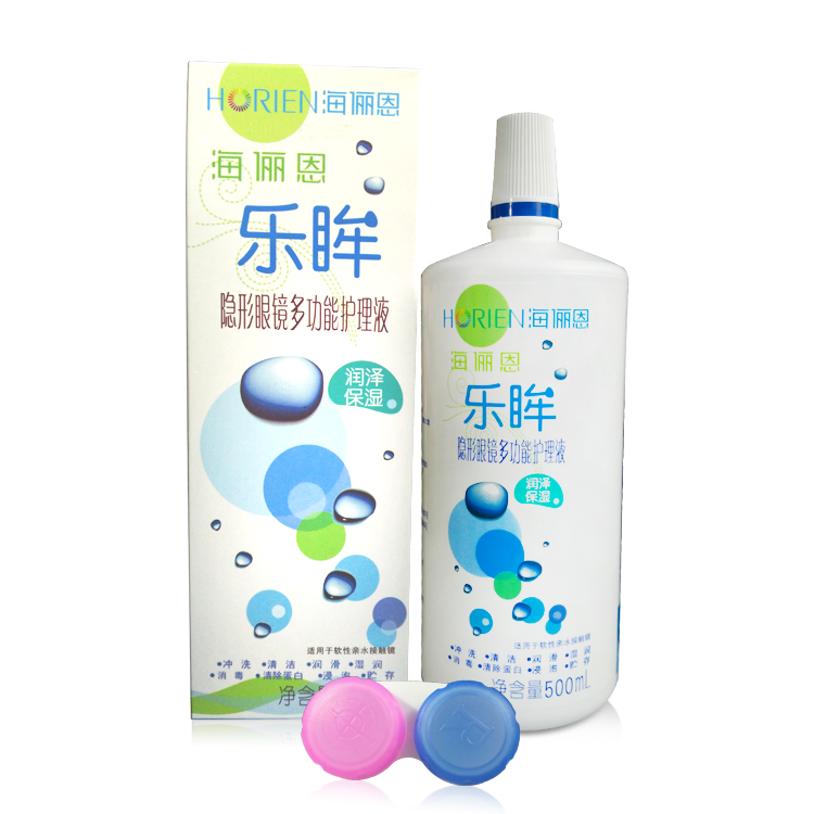 海俪恩乐眸500ML护理液隐形眼镜美瞳除蛋白保湿Angel