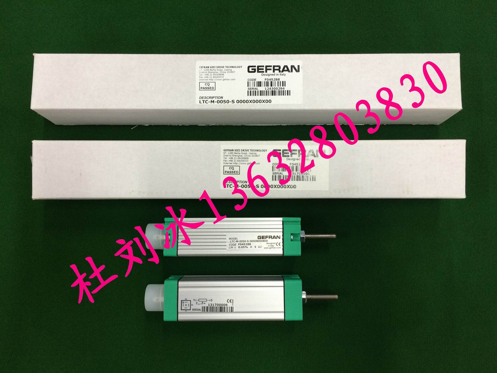 GEFRAN Gefran Tie Rod Electronic Ruler LTC-M-0050-S