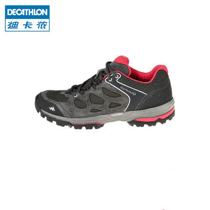 迪卡侬 户外夏季徒步登山鞋 女 轻便透气网面减震低帮鞋 QUECHUA