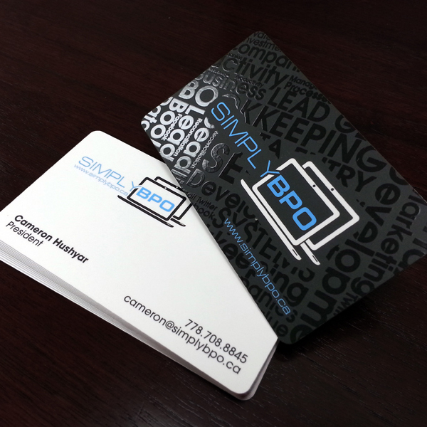 Uv Business Card Printing with Rounded Corners, Embossed Printing, High-End Special Craftsmanship, Premium Identity, Glossy Finish