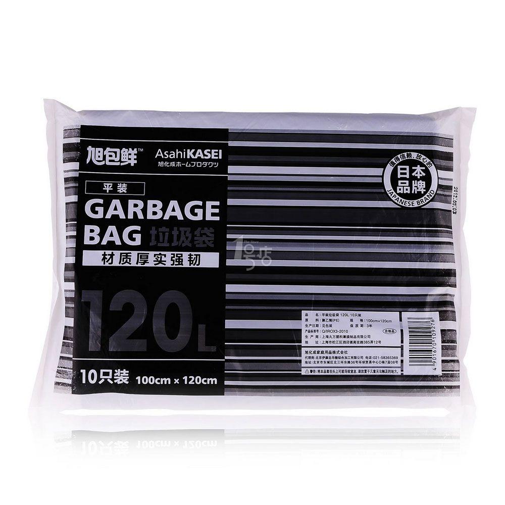 旭包鲜 垃圾袋120L 100cm*120cm 10只装 一号店