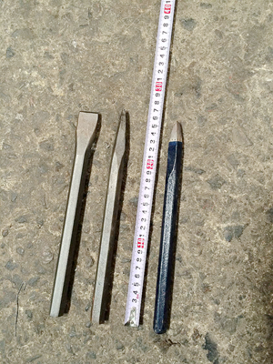 Stone chisel sharp steel chisel flat chisel sharp chisel cement chisel clamp - chisel wholesale