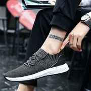 Giày nam mùa hè 2018 mới thấp giúp giày thoáng khí Giày hoang dã Han Chao giải trí đai thể thao màu đen