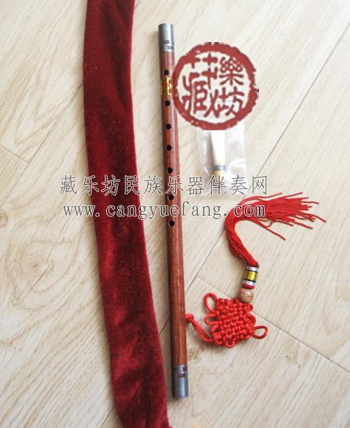 Korean Mahogany Flute Descending B Tone Mahogany Slender Pipe National Musical Instruments Send Whistle Pieces