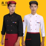 Длинная осенняя и зимняя обеденная и зимняя ресторана в ресторанах китайских и западных ресторанов, кухонная кафетерия отель.