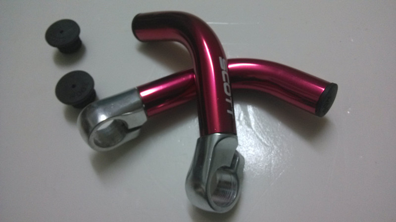 SCOTT aluminum claw bike with purple aluminum claw bike head handle