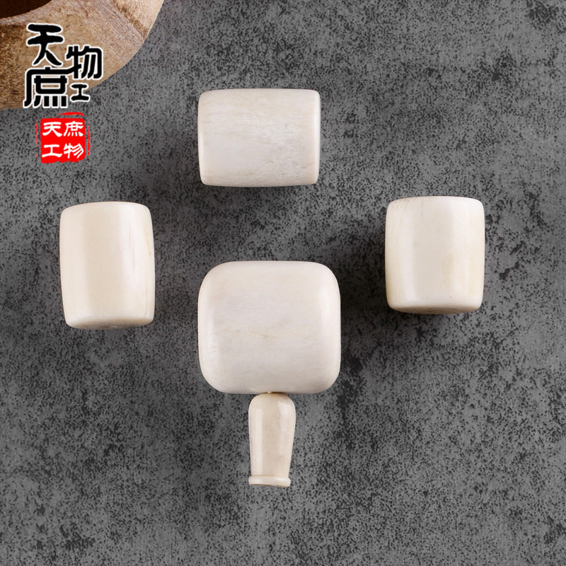 Natural deer corner Tibetan Buddhist head white complete star moon King Kong 108 Buddha pearl accessories Accessories Accessories Waist Bead Top Beads S