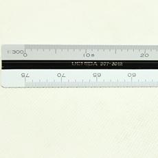 Линейка для черчения 日本原装uchida内田30cm三棱比例尺 1:100 200