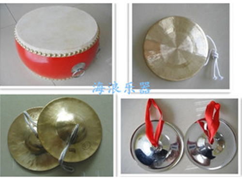 Wave instrument adult three and a half period props set instrument drum 7 inches big gongs thick water cymbals hot cymbals