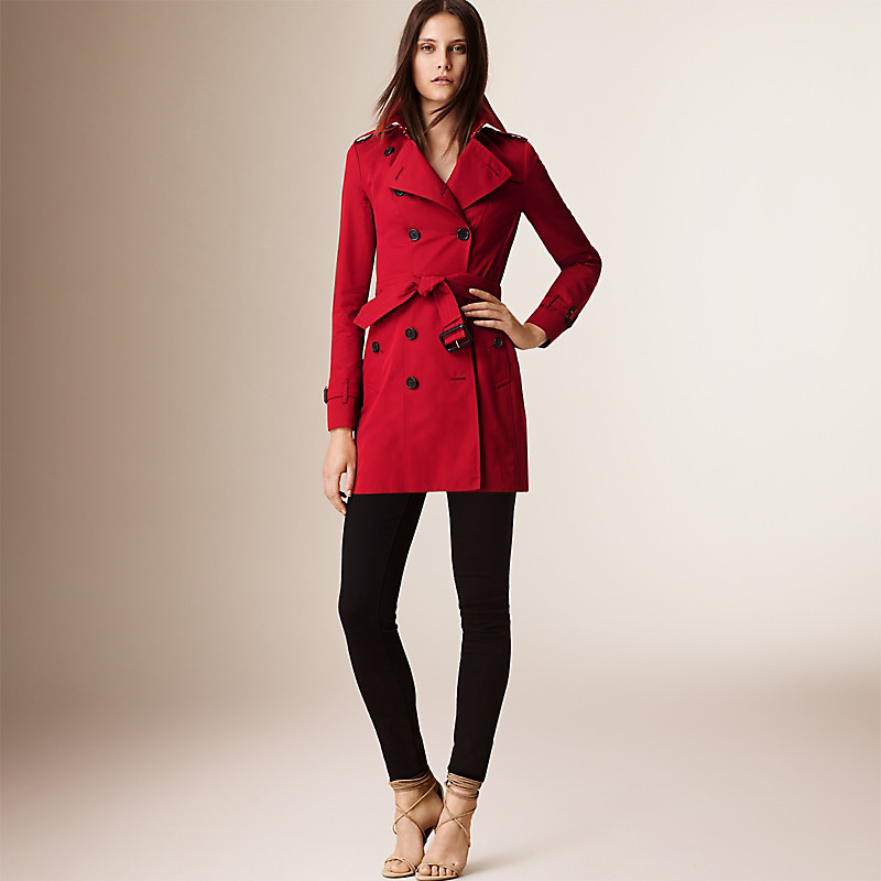 BURBERRY/博柏利桑德林汉姆中长款 Heritage Trench风衣 39970301