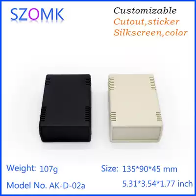AK-D-02a 135*90*45 Desktop instrumentation test shell display instrument box Plastic host shell DIY shell