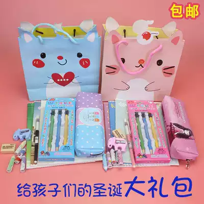 June 1 gift set Stationery set gift box Primary school kindergarten birthday pencil bag Book gift bag