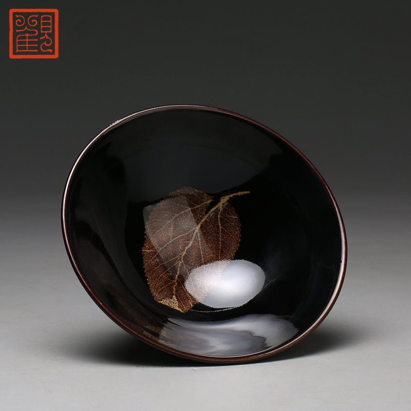 Restoring museum konoha temmoku lamp that really leaves masters cup checking ceramic cups kung fu tea cup