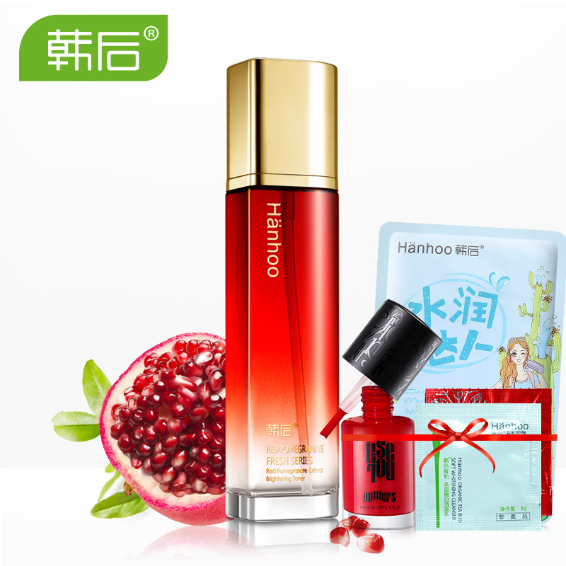 韩后爽肤水 红石榴鲜养焕采精粹水120ml 保湿防松弛紧肤水柔肤水