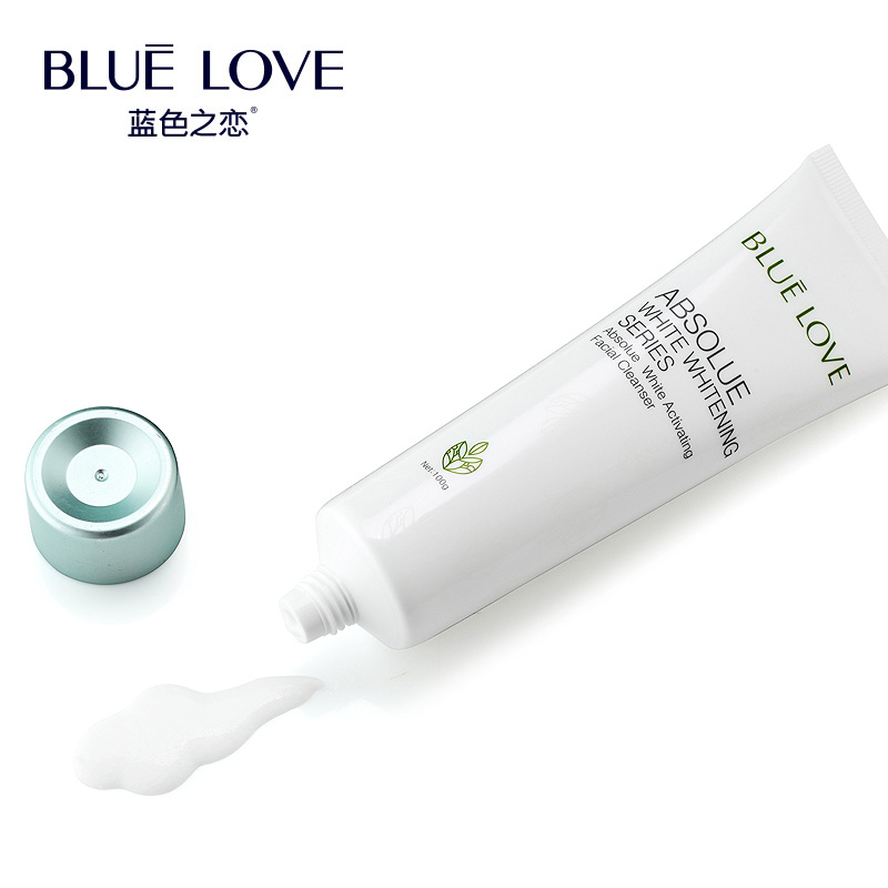 蓝色之恋菁纯亮肤活化洁面乳深层清洁补水保湿女性洗面奶持久控油