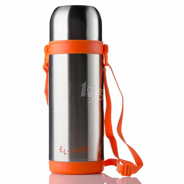 膳魔师出品-艾蒙多 不锈钢保温旅游壶 保温水壶 ELLY-1000不锈钢