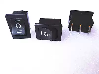 Rocker switch 3 gears 3 feet small switch 14*20mm diy small switch