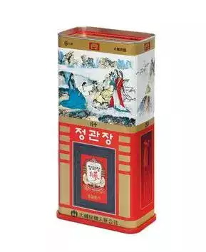 正官莊6年根高麗參鐵盒韓國紅參地字30支300g