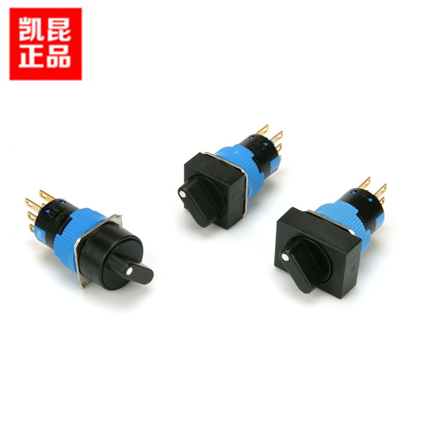 Kaikun KACON small button switch K16-512K 16mm round selection switch three position import