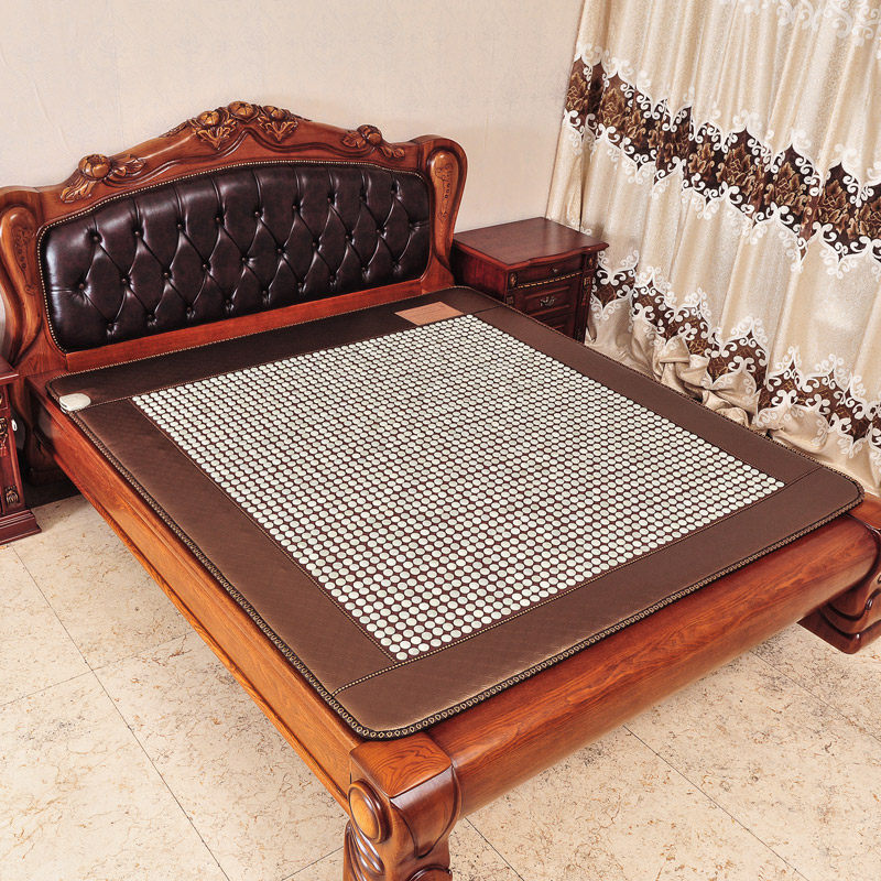 Aiyulong jade mattress germanium stone tourmaline Bianstone double temperature double cut heating pad exported to South Korea lavender mugwort pad