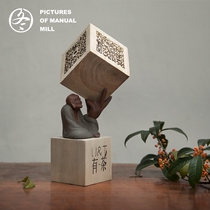 Creative QR code payment card WeChat scan payment card cashier payment table card Arhat tray ornament