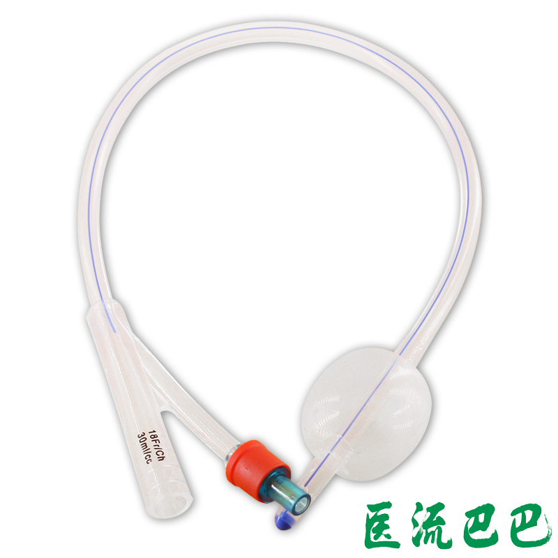 维力 一次性使用双管双腔硅胶无菌硬头导尿管 16号18号20号22号fr