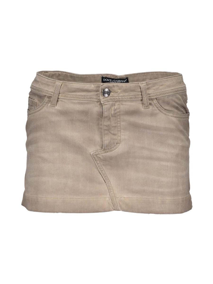 Dolce&Gabbana 浅咖色直筒半身裙