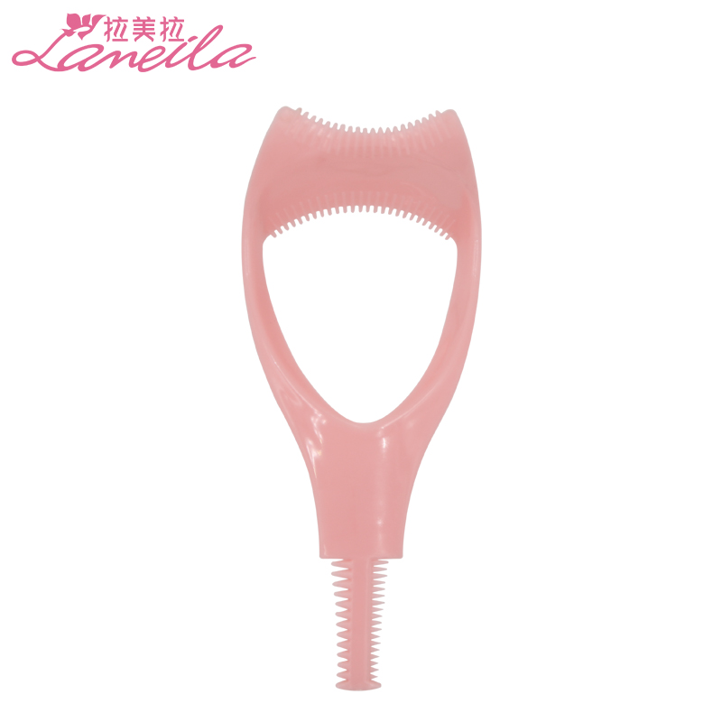 拉美拉 立体水晶睫毛卡 睫毛辅助器 睫毛梳 睫毛膏挡板 三效合一