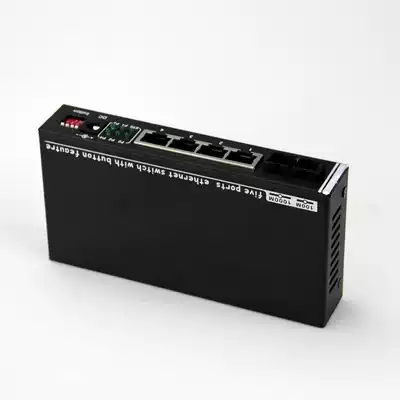 netLINK HTB-1100 4FEV 100 M 1 optical 4 electric multimode dual fiber optic transceiver port isolation