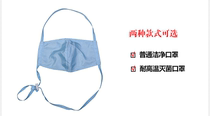 Guaranteed anti-static mask dust-free cloth purification mask striped laboratory electrostatic cloth mask washable