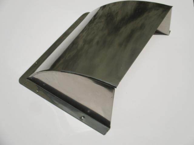 Stainless steel exhaust arched hood ventilator exhaust nozzle wind nozzle arched exhaust hood (12 inch) -Taobao