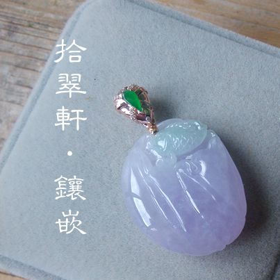 (Zhe's ten Cuxuan-inlaid) 18K rose gold South African real drill buckle head-Taobao