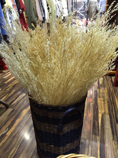 (white lover grass) decoration flower simulation fake flower simulation flower decoration floor drying flower evergreen flower living room