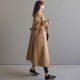 2019 phổ biến áo khoác len Hepburn nữ áo choàng dài mùa thu và mùa đông áo len ren giải phóng mặt bằng sinh viên Hàn Quốc - Accentuated eo áo áo dạ măng tô nữ đẹp Accentuated eo áo