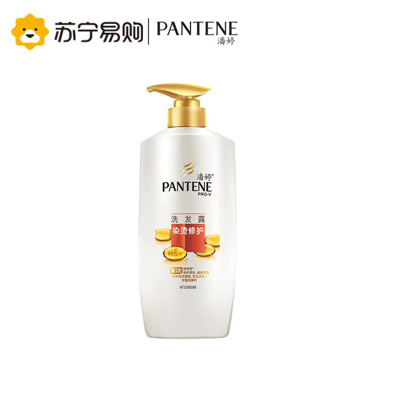 【苏宁易购】潘婷洗发水染烫修护洗发露750ML 滋养润发 深度修护