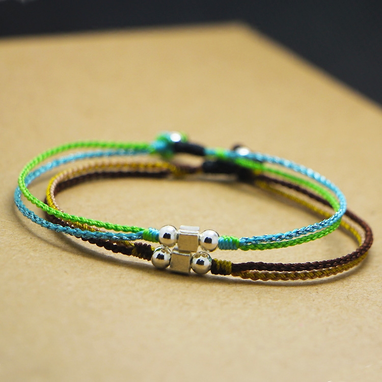 Bracelet de cheville Couple 9I   en Argenterie - Ref 3101965 Image 3