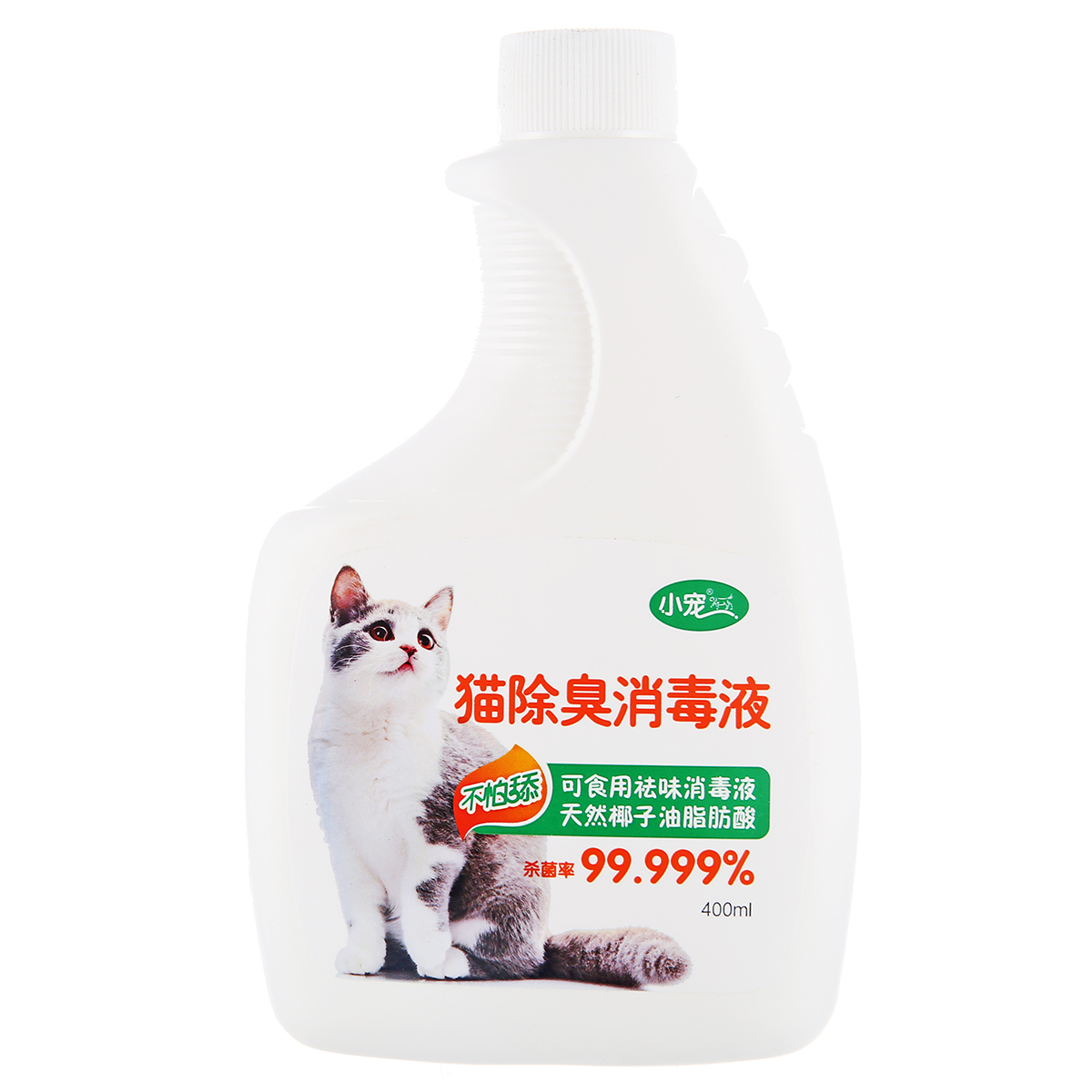 波奇网 宠物除臭剂EHD猫除臭消毒液400ml环境消毒除臭 猫去味香水