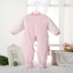 Ngay cả vườn bé mùa đông quần áo dính liền cho bé sơ sinh dính liền quần áo cotton mùa đông dày với bộ đồ lót chân quần áo em bé Áo liền quần
