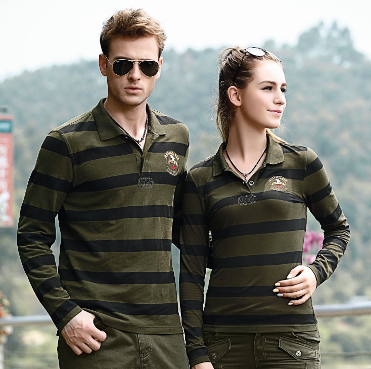 Outdoor Leisure Sports Army Fans Clothing Pure Cotton Green Equipped WT2692 WT2692 MT2673 Lovers With Long Sleeves T-shirts-Taobao
