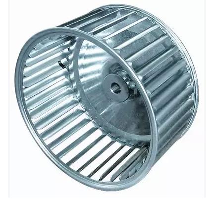 Manufacturer direct oven motor wind wheel galvanized wind wheel high temperature resistant long shaft motor oven wind wheel manufacturer direct selling
