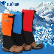 Màu xanh lĩnh vực leo núi tuyết bìa dày chịu mài mòn không thấm nước thoáng khí chân có thể điều chỉnh vành đai ngoài trời cát-proof rắn trượt tuyết foot bìa