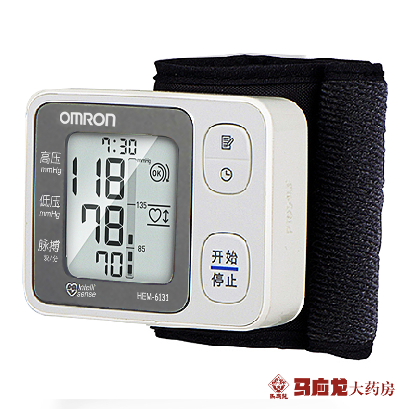 有惊喜】欧姆龙腕式血压计 HEM-6131 电子血压仪老人家用血压仪器