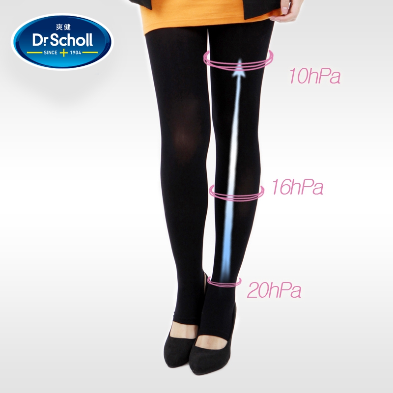 Dr.Scholl/爽健踩脚型纤腿袜 打底袜连裤袜 日本原装QttO美腿袜