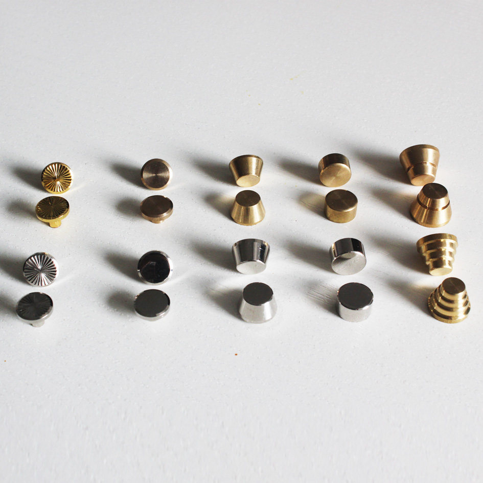 Pipe - pressed rod - head decoration parts Pressure bar metal parts Hand pipe DIY press bar head accessories