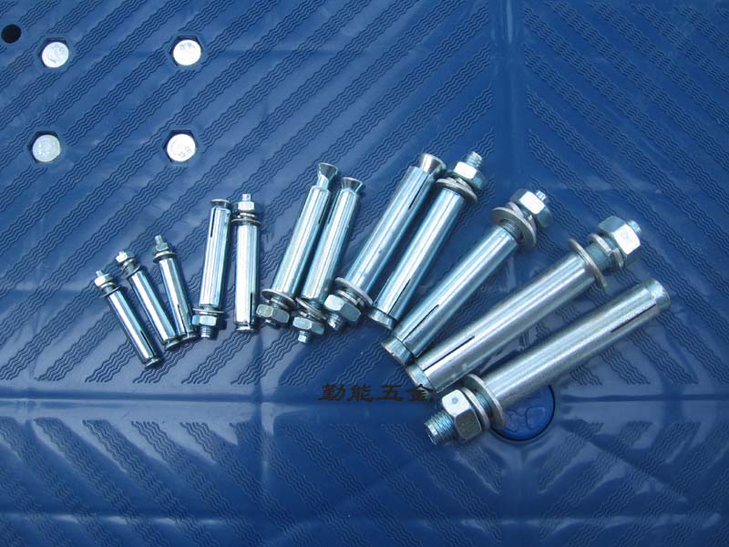 Galvanized iron expansion screw 10MM*95 6MM*65 8MM*80 12*100 flat expansion bolt iron flat expansion